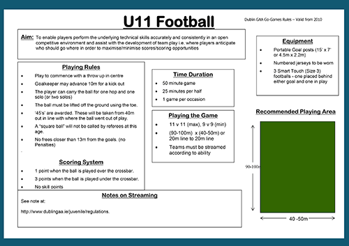 u11 football rules 2